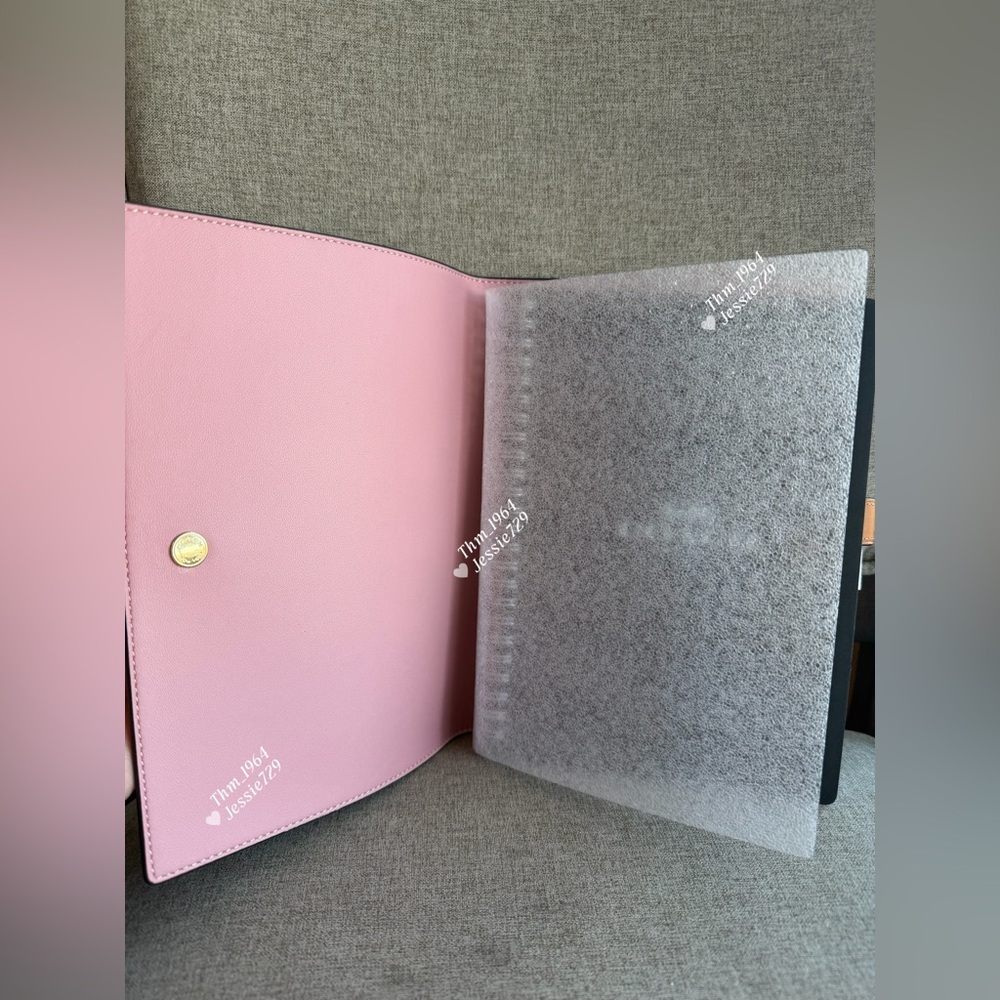 NWT!COACH NOTEBOOK IN SIGNATURE new collection POWDER PINK Valentine's Day gift - Picture 6 of 9